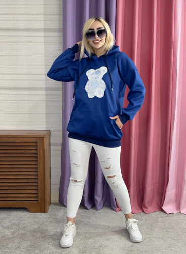 هودی دورس تو کرکی تیکه دوزی شده شب رنگ🥰😱