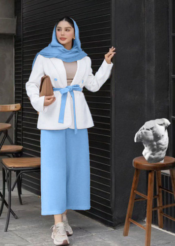 ست کت و شلوار آزیتا مازراتی جذاب کد 98780😇🎀