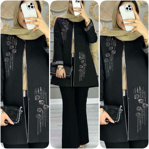 مانتو کتی مدل شایسته شیک و خاص کد 65252🛍️💚