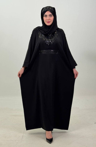 مانتو عبایی سردوشی سوپر الیزه اعلا جذاب و زیبا با کیفیت عالی کد 1017😍✅