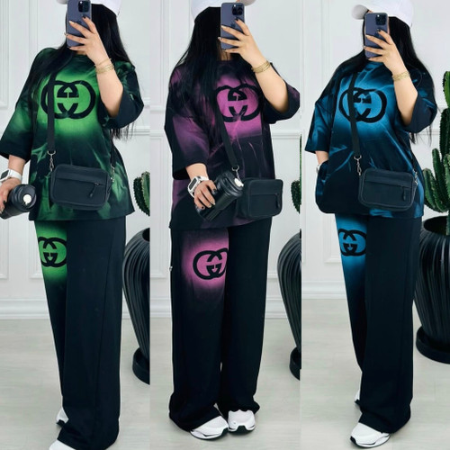 ست تیشرت شلوار تیماسا😍✅در چند رنگبندی💯بسیار پرفروش👌کد93509