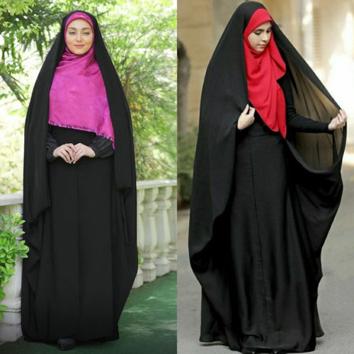 چادر کمری مدل حسنا کرپ حریر الاسود درجه یک کد 3775🛍️✅