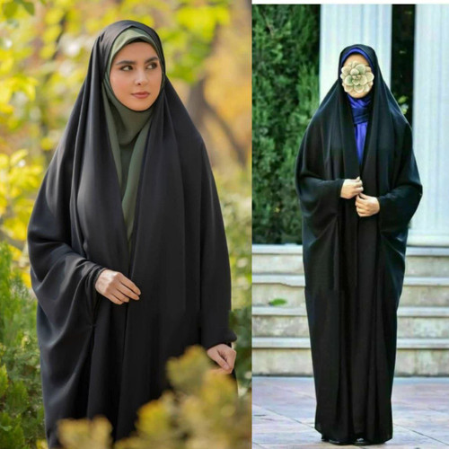 چادر خبرنگاری و کارمندی کن ندا مروارید جذاب و شیک کد 3388🖤🛍️
