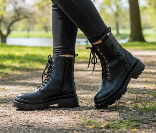 کفش بوت مدل ضربدری😍✅کیفیت عالی👌😉