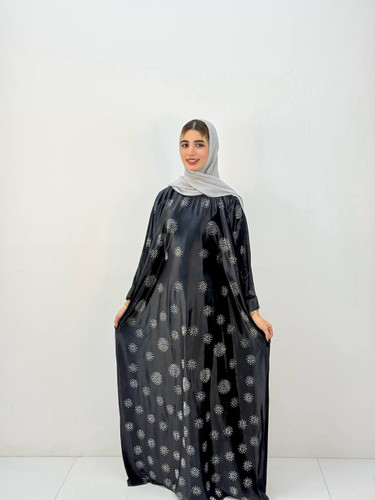 مانتو عبایی مخمل زیبا مدل شکوفه کد 101117✅🌟