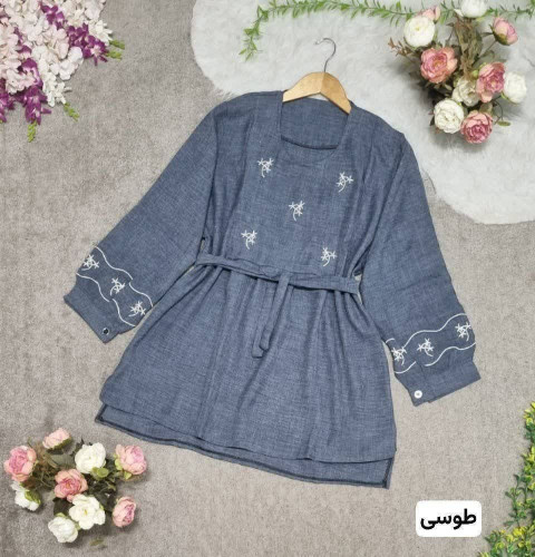 تونیک تیهو با جنس شانتون 🍒🎀🌈۴۳۶۳۶