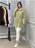 مانتو گل بابونه کد 7591 ماه بانو🛍️✅