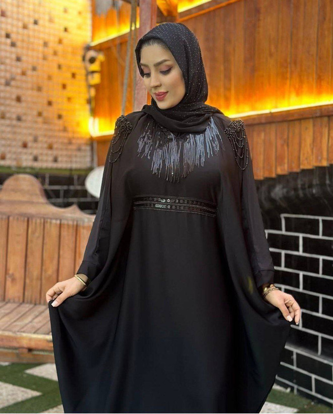 عبای زیبا جنس الیزه با کیفیت کد3843گیسو 😍✨🎀