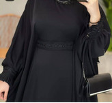 مانتو عبایی سلین زیبا و مجلسی 😍🧡4996گیسو