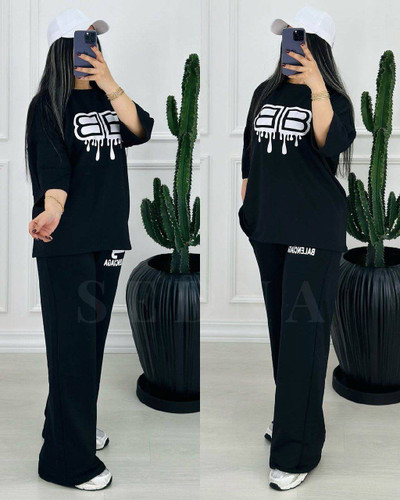 ست تیشرت و شلوار BBزیبا و شیک❤️😍11696شایسته