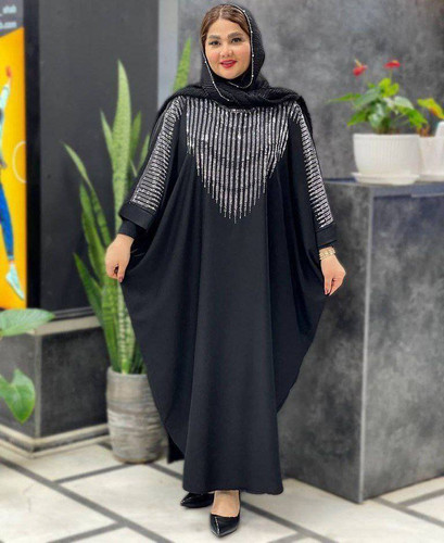 مانتو عبایی ریحانا زیبا و مجلسی ❤️🥰✅1280 الیشکا
