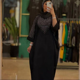 مانتو عبایی ریحانا زیبا و مجلسی ❤️🥰✅1280 الیشکا