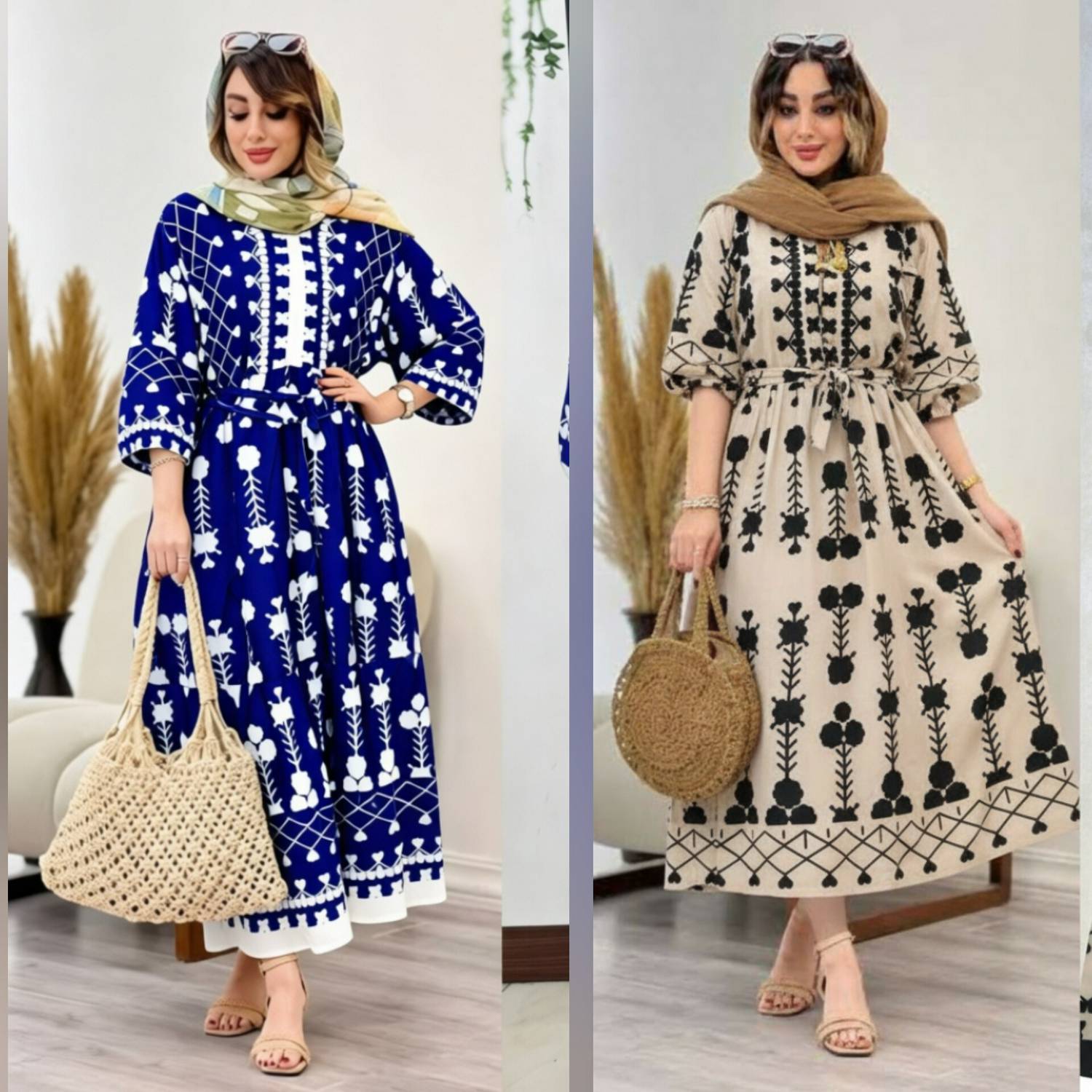پیراهن ساحلی پنبه خنک و سبک در رنگ بندی 🌈 🌈 🌈 کد ۱۰۴۹۴ ستشو