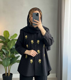 شومیز مانتویی اسما در دو طرح جذاب🎀🥰کد513 آدراپانا