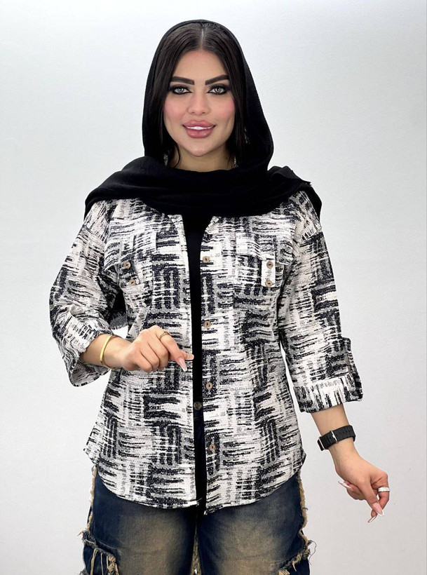 شومیز آبرنگ نخی زیبا ۱۰۲۵۰ فاروین