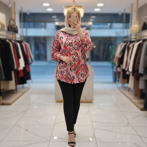 شومیز حنا تک رنگ و زیبا 🎀🥰کد 9527 کلار