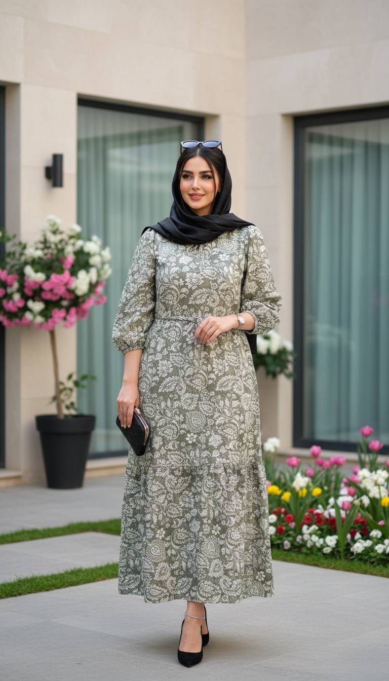پیراهن ساحلی نغمه بوگاتی اعلا  در رنگ بندی 🎀 🎀 کد ۱۲۹۷۸ دلتا