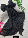 شال مشکی جذاب کد 6601 ست شو🛍️✅