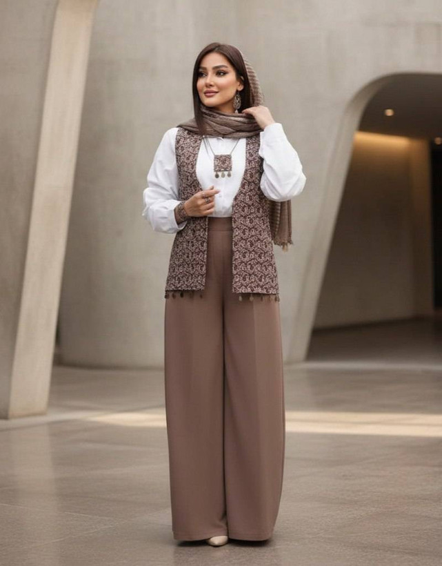 ست بیرونی و مجلسی فخر الملوک خاص و جذاب و تک رنگ 🎀😍