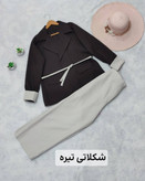 مانتو شلوارمانیا مازراتی زیبا وشیک تنخور عالی در رنگ بندی زیبا 🌈🌈 کد ۵۰۳۷ جزیره