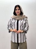 شومیز مانتو جیب صلیبی ۵۵۸۰ 💯💯فاروین