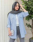 شومیز ابرا زیبا وشیک تنخور عالی تک رنگ 🌈 🌈 کد ۱۰۶۸۲ ستشو