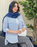 شومیز ابرا زیبا وشیک تنخور عالی تک رنگ 🌈 🌈 کد ۱۰۶۸۲ ستشو