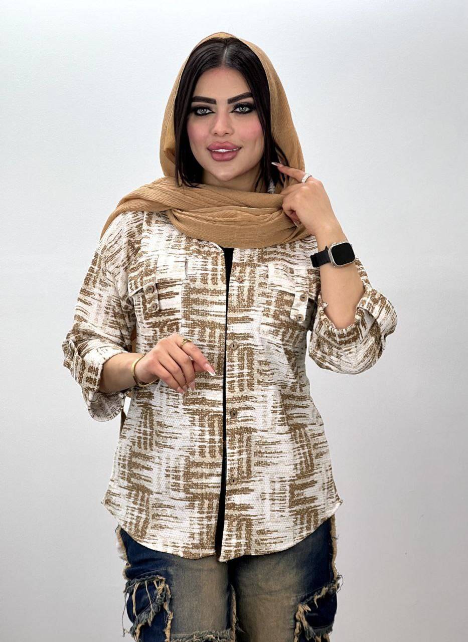 شومیز آبرنگ نخی زیبا ۱۰۲۵۰ فاروین