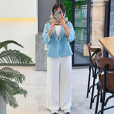 کت شلوار نیلدا مخصوص زیبا پسندا🌱🩵6193سیمونا