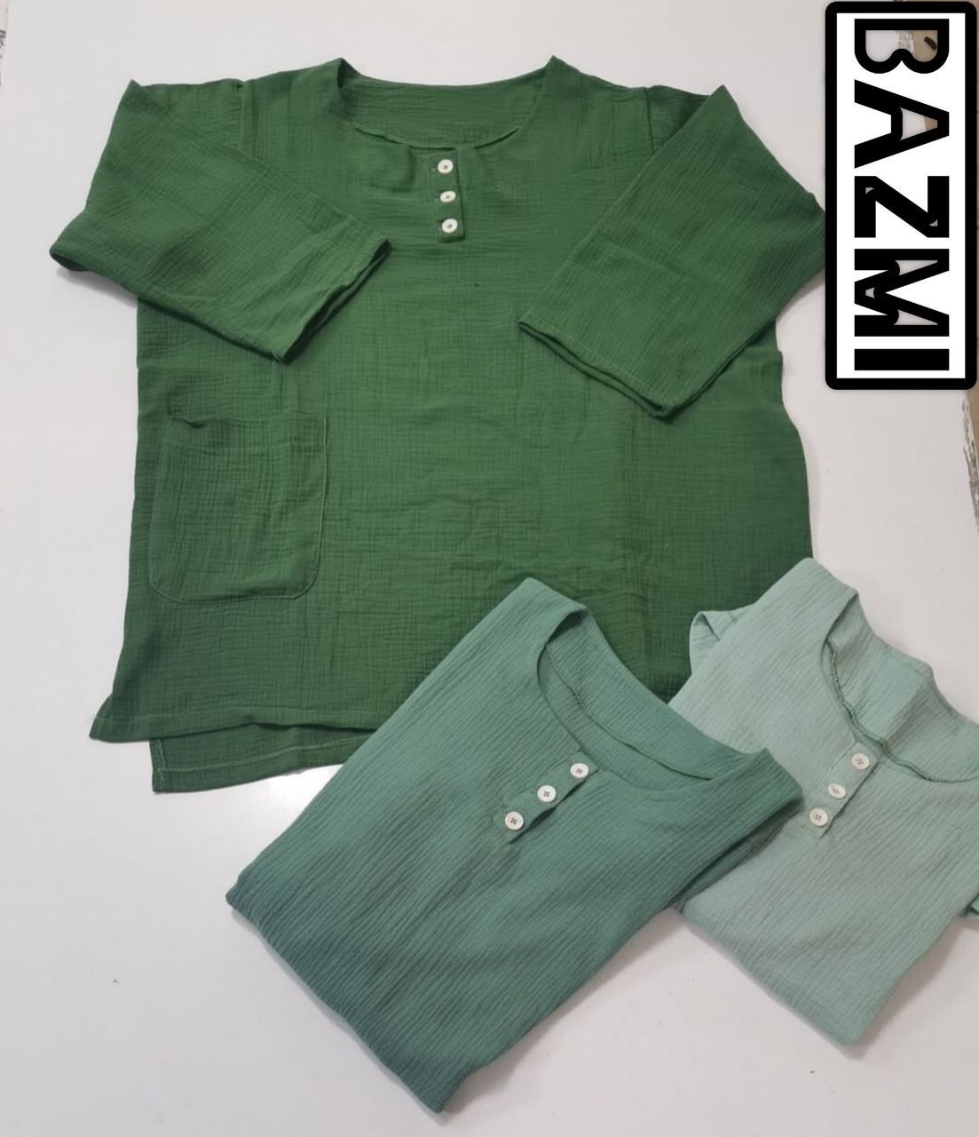 مانتو کوتاه سه دکمه ارسال ۴ تا ۵ روز بعد از ثبت ۵۵۱۱ بزمی🛍💞💯