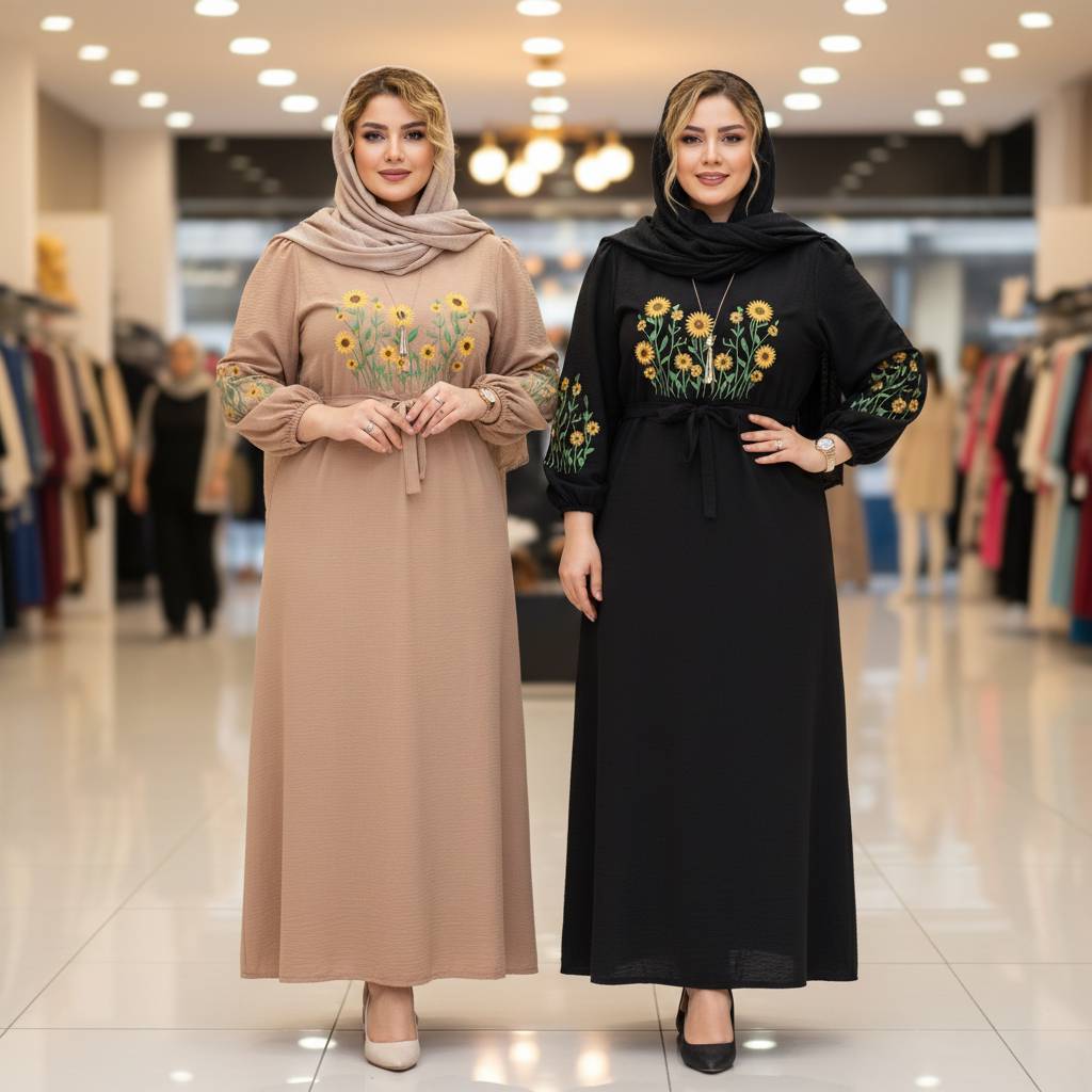 کفتان گلدوزی اروشا رنگ بندی شیک و زیبا 🥰🎀کد 1۵۶۶۱ کلار