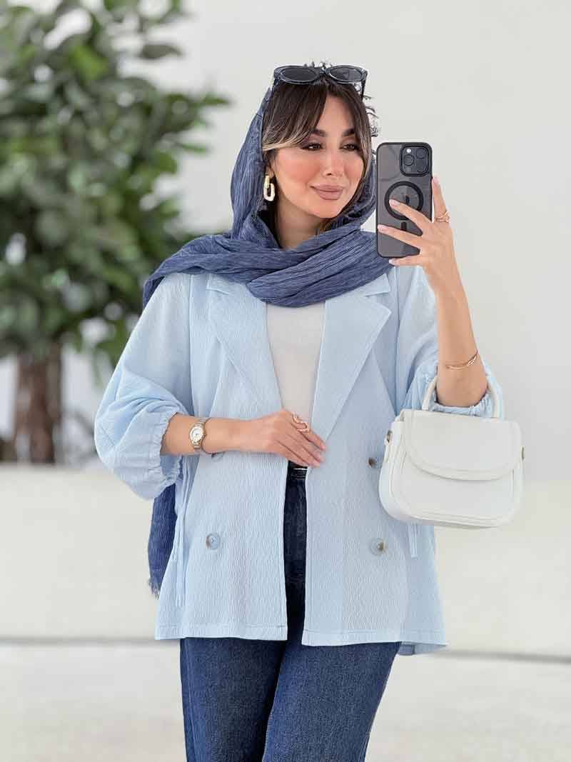 کت آستین بندی شبنم کیفیت عالی ✅😍15793سارین