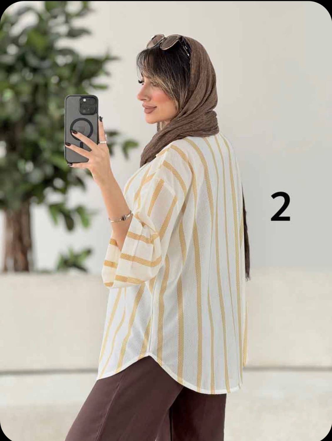 شومیز زنبوری ترانه در رنگ بندی زیبا کد 396۵۷ پری