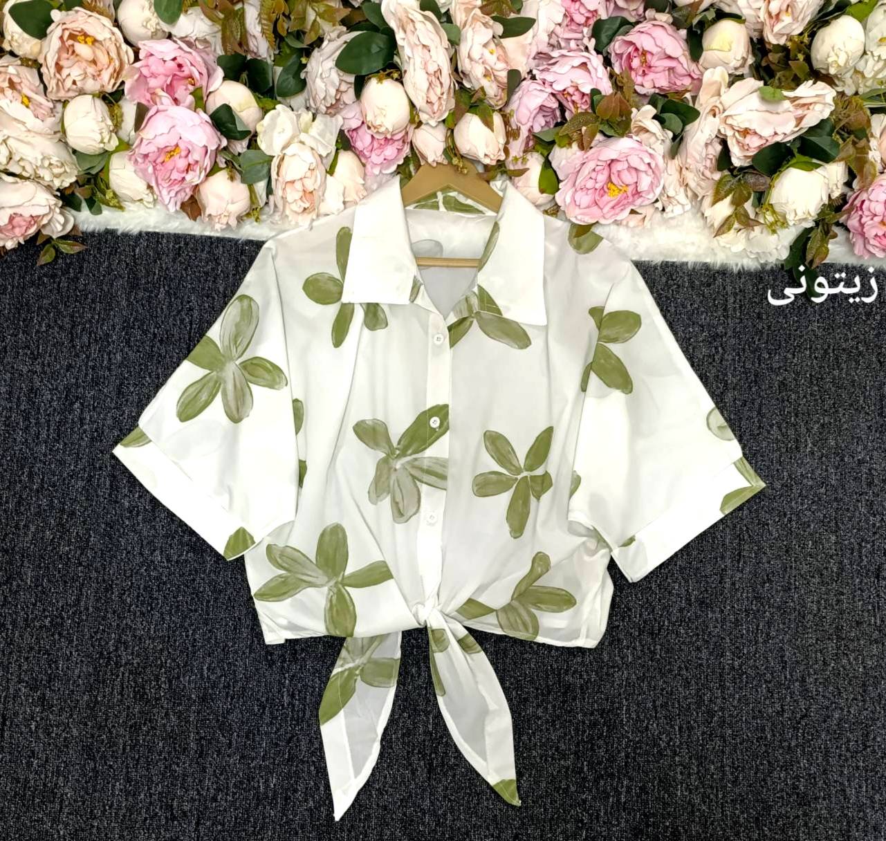 شومیز گره ای نازنین بوگاتی وارداتی درجه یک زیبا وشیک تنخور عالی در رنگبندی 🥰🥰کد۱۶۹۴۹ مدلند