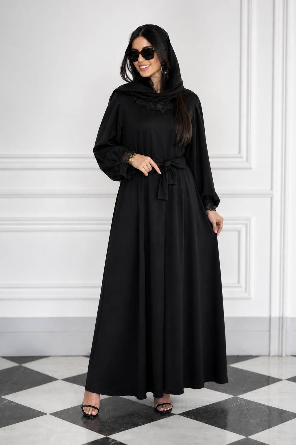 عبا مروارید پارت سه زیبا وشیک تنخور عالی پارچه درجه یک  🥰کد ۱۴۰۳۵ ستشو