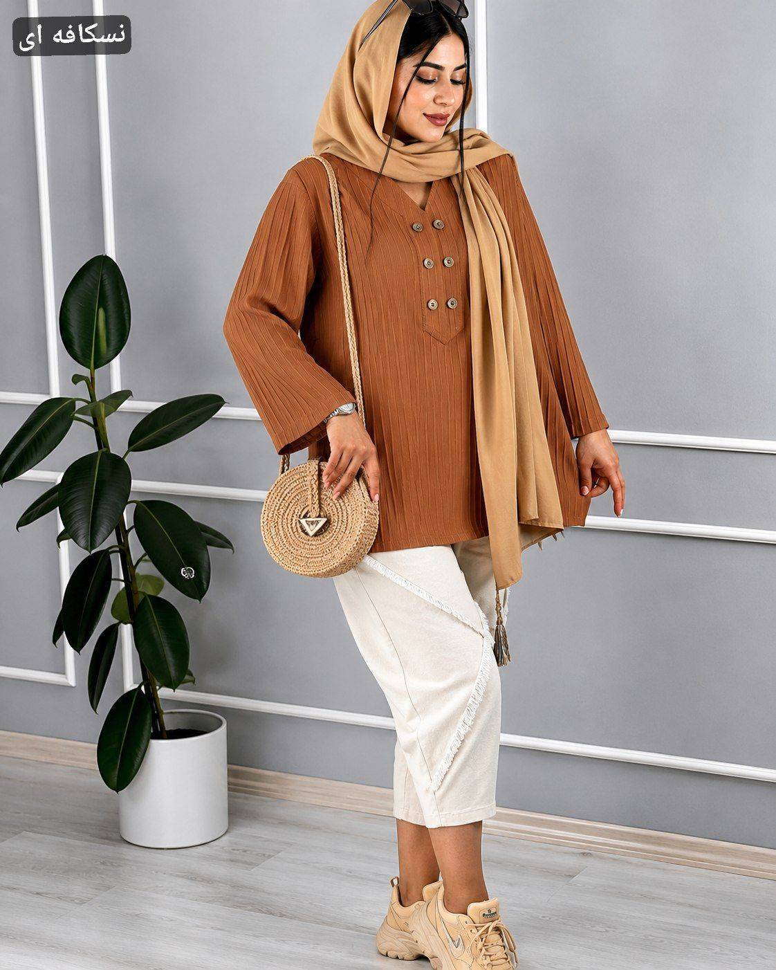 شومیز یاسمن 🌼 با رنگ بندی و کیفیت بسیار عالی✅ ارغوان100521
