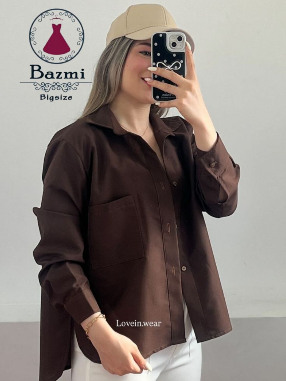 شومیز مانتویی با جنس بزیاق سایز بزرگ ۶۶۵بزم 🌈💯🎀