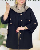 شومیز جیب صلیبی 🥰❤️کد 708 آدراپانا
