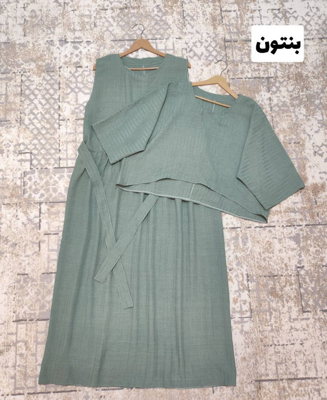 ست شومیز و دامن شکوفه 🌼 با رنگبندی و کیفیت عالی ✅ سیمو21000