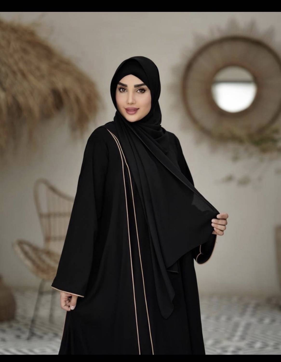 عبا مغزی دوز الیزه درجه یک. تکرنگ 🌈🌈کد۳۱۸۱ راشین