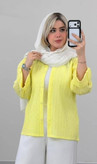شومیز نگینی مدل ویانا 🌈 با رنگبندی و کیفیت عالی ✅ساری16574