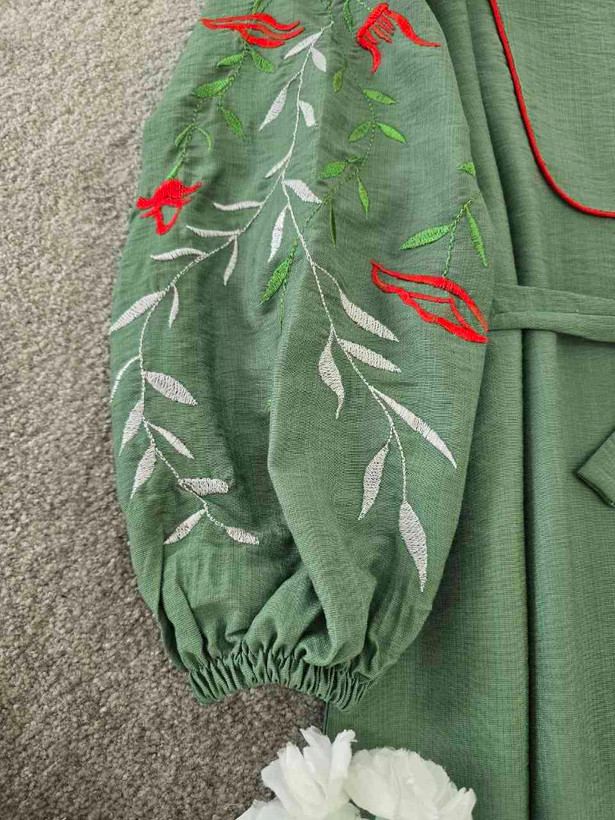 کفتان گلدوزی نازگل 🌼 با رنگ بندی و کیفیت عالی ✅والی7059