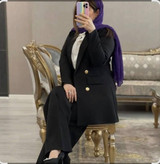 کت و شلوار مزونی سوگل💮با سایز بندی و کیفیت عالی ✅ ارغوان 100733