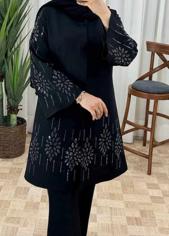 مانتو کتی مجلسی آرزو 🌿 با کیفیت بسیار عالی ✅چیچک21240