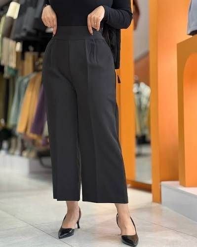 شلوار واید با رنگ مشکی💞🛍💯۷۶۰۰۳ شهرزاد