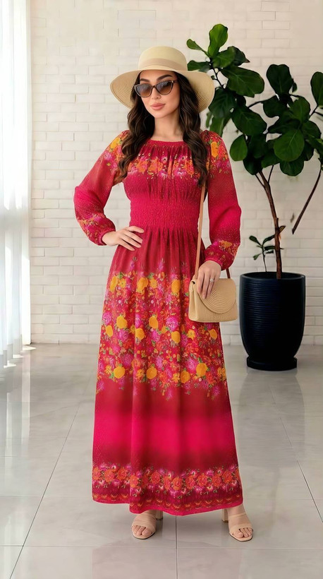 ساحلی ترنم در رنگ بندی زیبا 🎀🫀کد10119 ماه