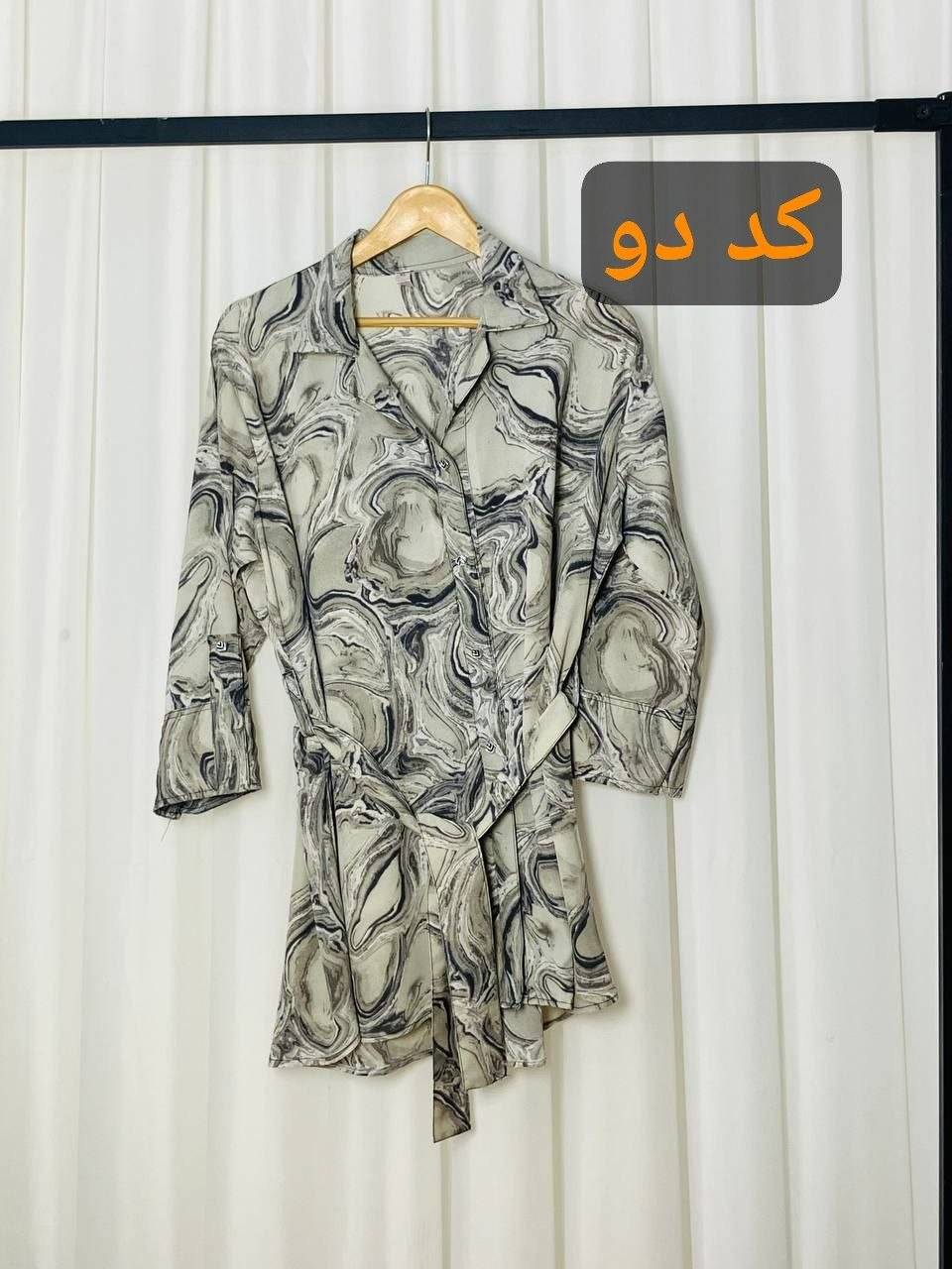 مانتو یقه شکاری باران 🥰❤️شهرزاد
