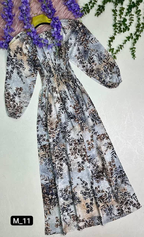 ساحلی گلدار زیبا و شیک ❤️🫀کد 5878 ماه