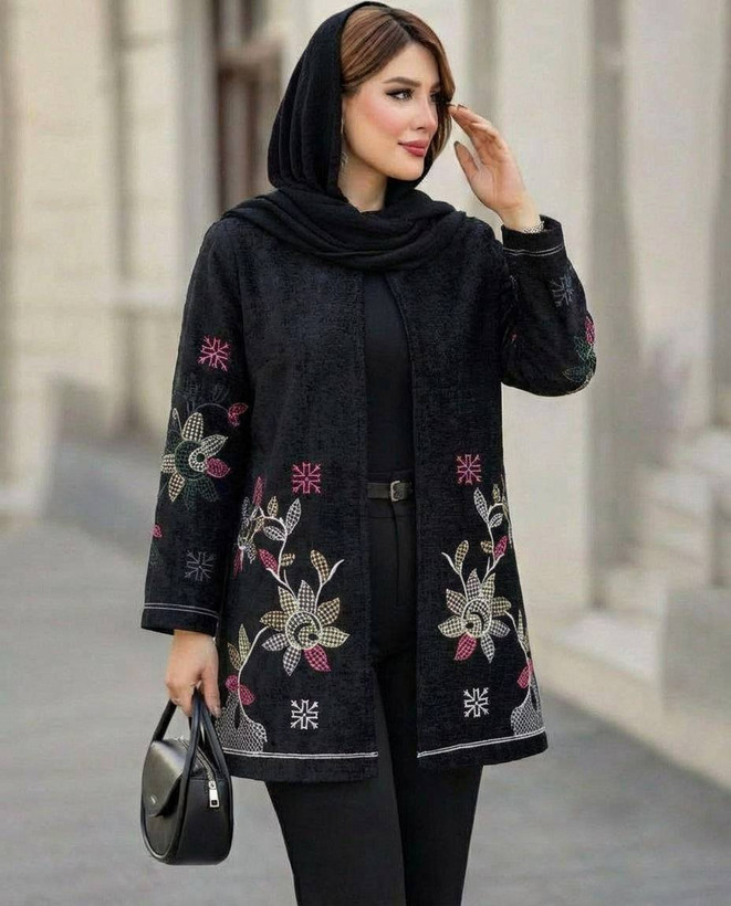 مانتو کتی مجلسی رازقی🌿 با کیفیت بسیار عالی✅ الیش4562