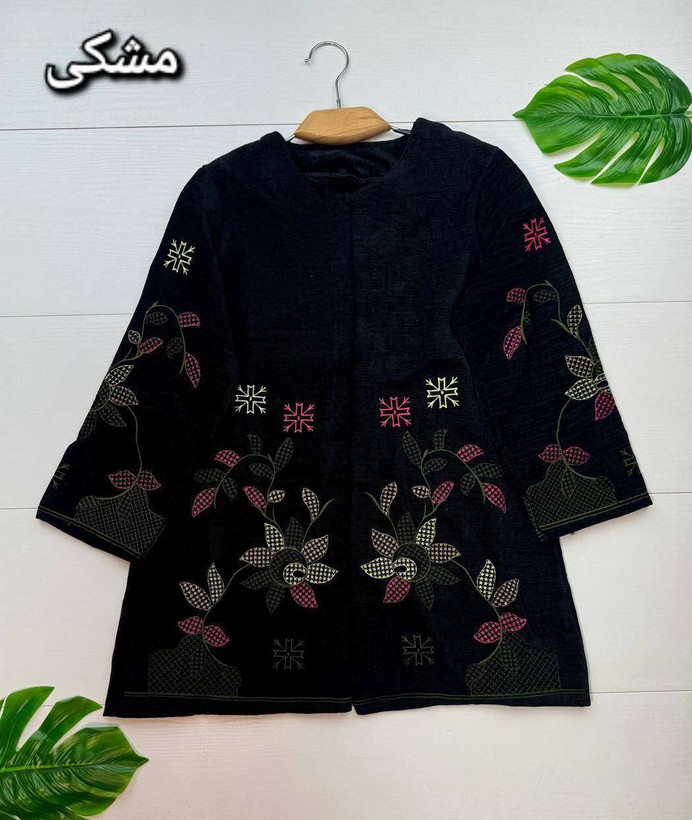 مانتو کتی مجلسی رازقی🌿 با کیفیت بسیار عالی✅ الیش4562